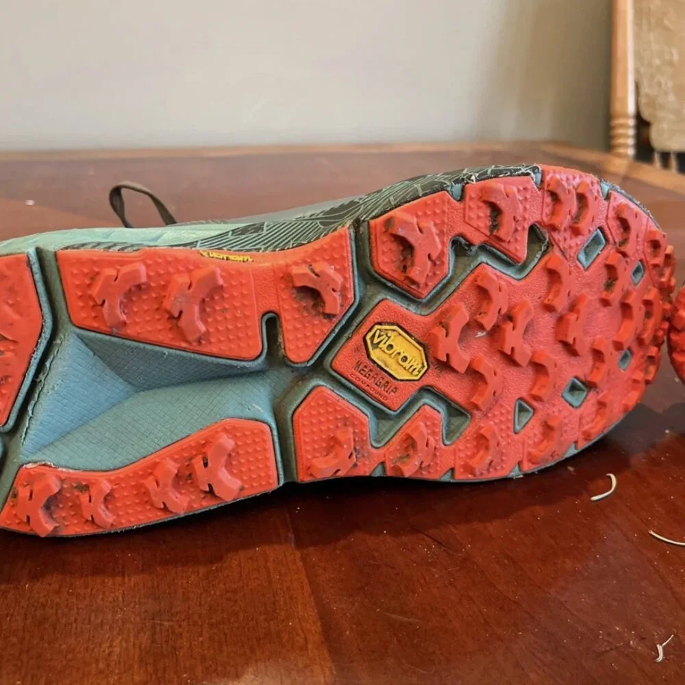 Hoka Speedgoat Mid 2 WP Stormy Weather Waterproof Hiking Sneakers Mens Size 9.5 - Picture 3 of 10